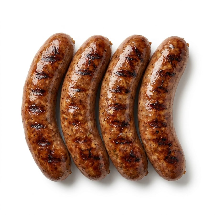Pork Chilli & Garlic Sausages (cooked)