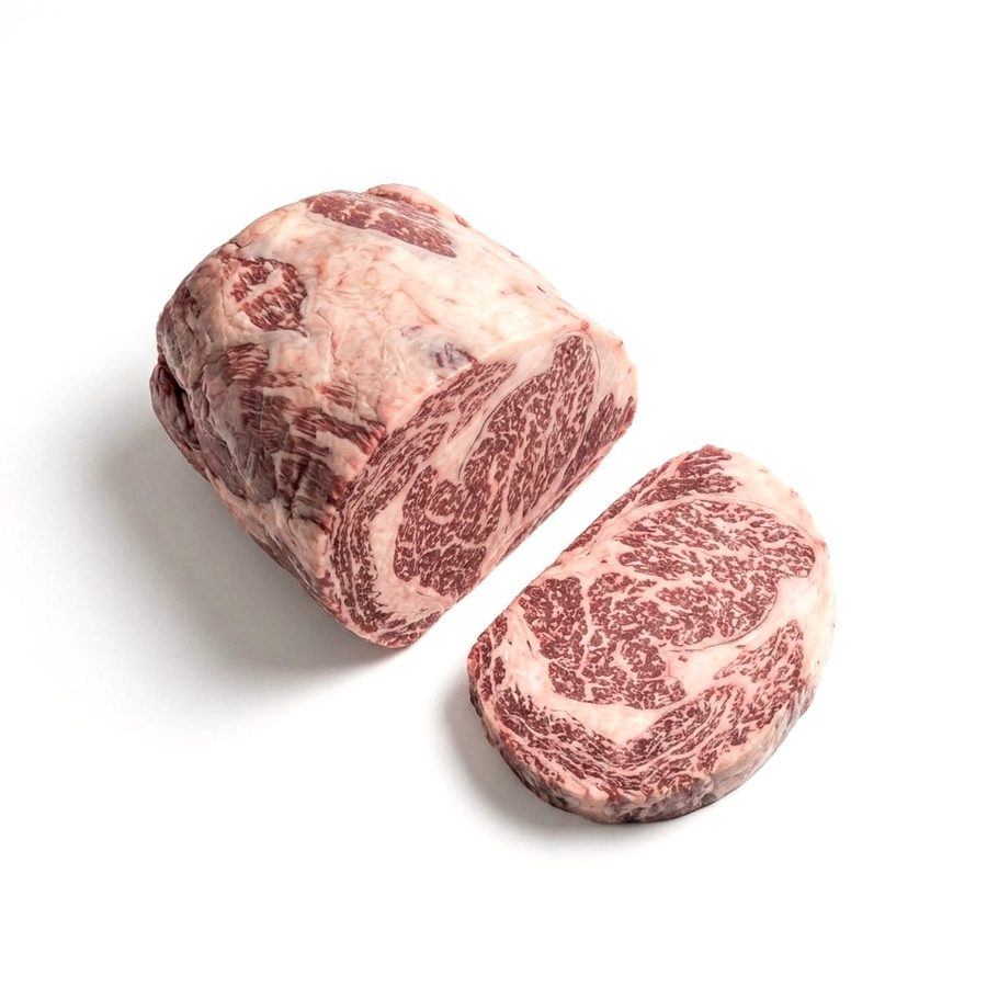 Wagyu Scotch Fillet MB 9 (raw)
